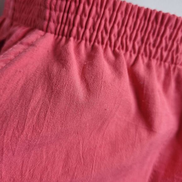 VINTAGE‎ 90s pink pull on barbiecore nylon windbreaker pants L/XL - Picture 6 of 12